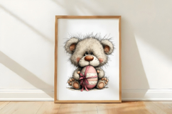 Whimsical Easter Teddy Bear Clipart Product Image 3