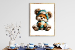 Whimsical Easter Teddy Bear Clipart Product Image 3