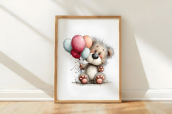 Whimsical Easter Teddy Bear Clipart Product Image 3