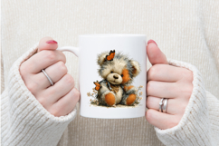 Whimsical Easter Teddy Bear Clipart Product Image 4