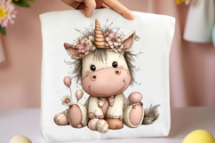 Whimsical Easter Unicorn Clipart Product Image 2