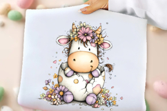 Whimsical Easter Unicorn Clipart Product Image 2