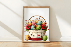 Whimsical Eggs Basket Clipart Product Image 3