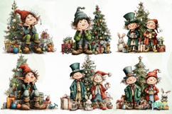 Whimsical Christmas Clipart Product Image 6