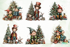 Whimsical Christmas Clipart Product Image 5