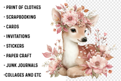 Whimsical Fall Autumn Animals Clipart Product Image 2
