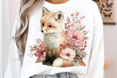 Whimsical Fall Autumn Animals Clipart Product Image 3