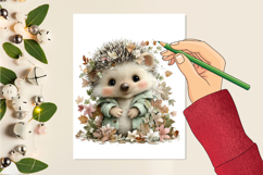 Whimsical Fall Autumn Animals Clipart Product Image 6