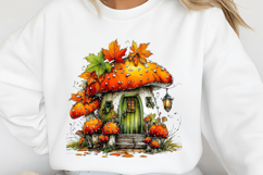 Whimsical Fall Mushroom Clipart Product Image 2