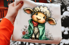 Whimsical Farm Animal Clipart Product Image 2