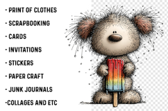 Whimsical Farm Animals Clipart Product Image 2