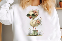 Whimsical Flamingo Clipart Product Image 3