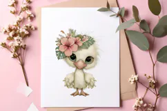 Whimsical Flamingo Clipart - Flamingo Png Product Image 3