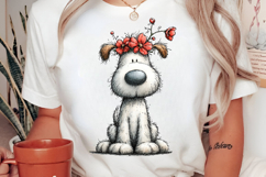 Whimsical Floral Animals Clipart Product Image 2