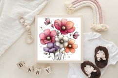 Whimsical Floral &amp; Butterfly Clipart Product Image 3