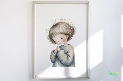 Whimsical Floral Girl Clipart Product Image 5