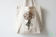 Whimsical Floral Girl Clipart Product Image 4