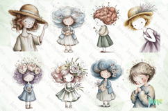 Whimsical Floral Girl Sublimation Bundle Product Image 3