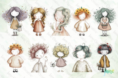 Whimsical Floral Girl Sublimation Bundle Product Image 2