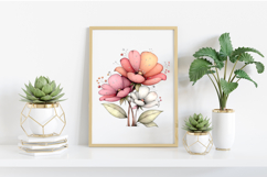 Whimsical Floral Spring Clipart Product Image 2