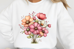 Whimsical Flowers Clipart Sublimation Product Image 2