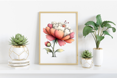 Whimsical Flowers Spring Clipart Product Image 2