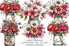 Whimsical flowers spring clipart - flowers spring Png Product Image 1