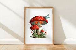 Whimsical Forest Mushroom Clipart Product Image 3