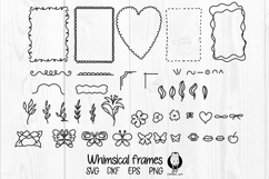 Whimsical frames hand drawn SVG Product Image 1