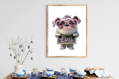 Whimsical Daisy Dog Sublimation Product Image 3