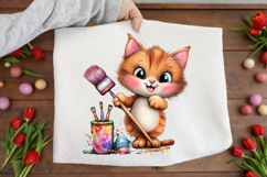 Whimsical Funny Cat Clipart Product Image 3