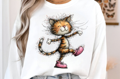 Whimsical Funny Cat Clipart Product Image 3