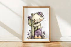 Whimsical Funny Cats Clipart Product Image 2