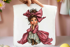 Whimsical Funny Girls Clipart Product Image 2