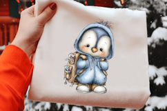 Whimsical Funny Penguin Clipart Product Image 2