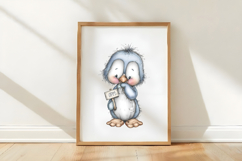 Whimsical Funny Penguin Clipart Product Image 3