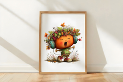 Whimsical Funny Pumpkin Clipart Product Image 3