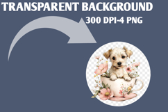 Whimsical funny spring Dog Clipart Product Image 2