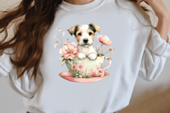 Whimsical funny spring Dog Clipart Product Image 3