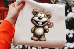 Whimsical Funny Teddy Bear Clipart Product Image 2