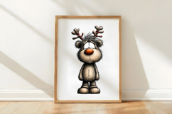 Whimsical Funny Teddy Bear Clipart Product Image 3