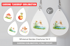 Earring Whimsical Garden Creatures Product Image 1