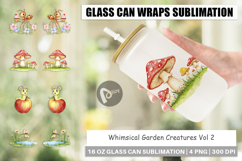 Glass Can Whimsical Garden Creatures Product Image 1