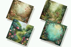Whimsical Garden Digital Paper Bundle Product Image 2