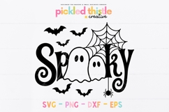 Spooky Ghost Halloween Cut File Product Image 1