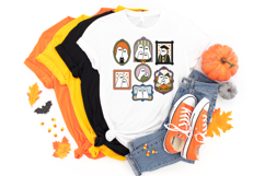 Ghost Family Portrait Collage PNG, Cute Halloween Family PNG Product Image 3