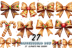 gingerbread bow clipart, christmas cookie bow, gingerbread sublimation png, holiday baking illustration, festive gingerbread clipart, candy decorated cookie, icing cookie art, christmas bow png, winter holiday clipart, sweet christmas design