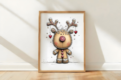 Whimsical Gingerbread Christmas Clipart Product Image 3