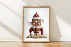 Whimsical Gingerbread Christmas Clipart Product Image 3
