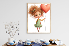 Whimsical Girl Cute Girl Clipart Product Image 3